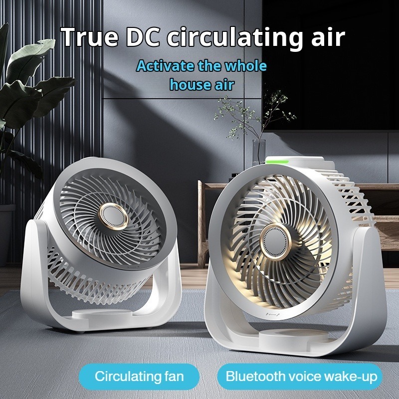 Smart Home Room - Ventilatore da scrivania intelligente con luce