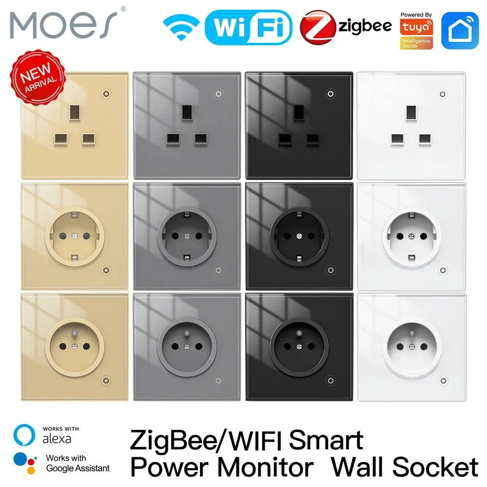 Smart Home Living Room - Moes ZigBee presa a muro WIFI