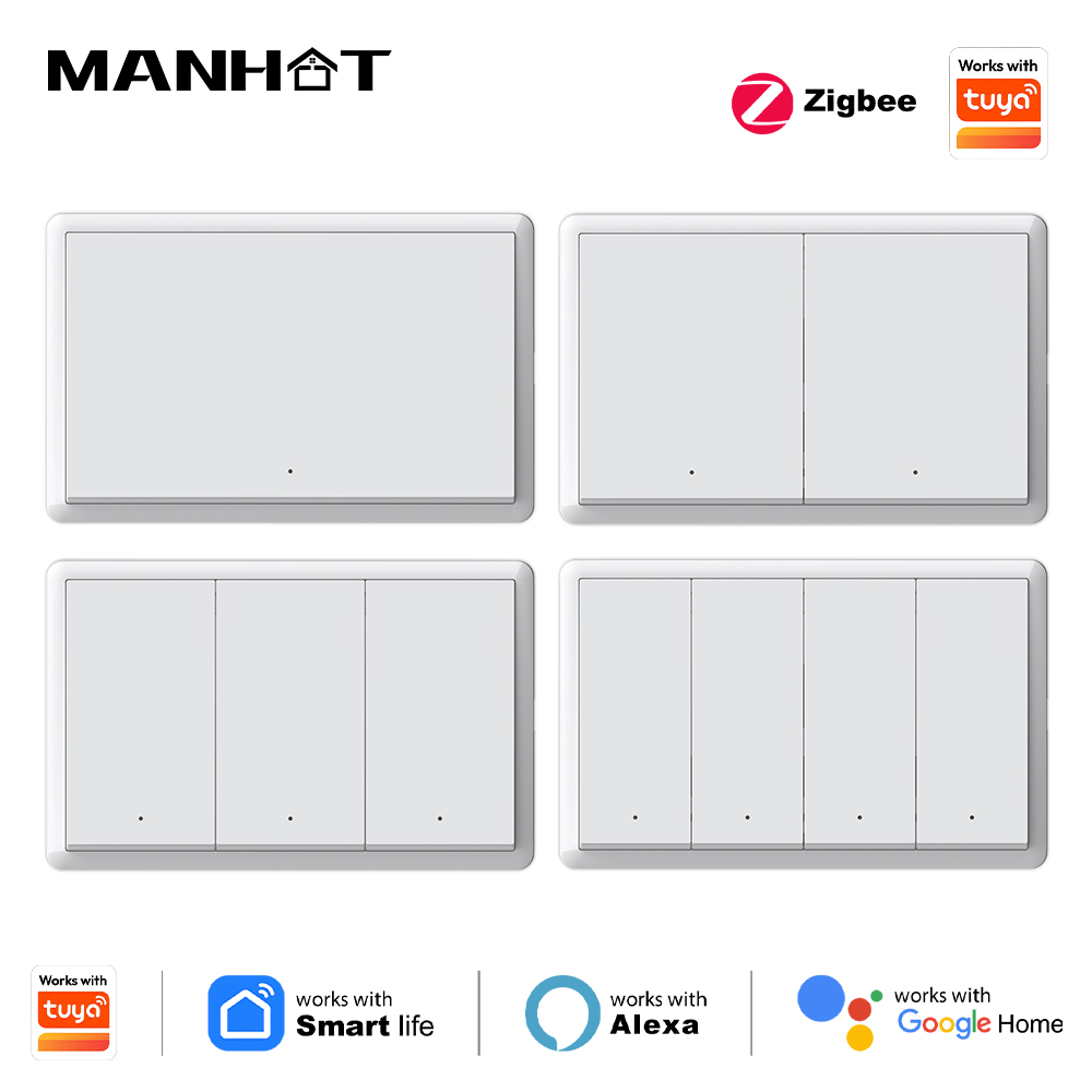 Smart Home Google - Interruttore intelligente Manhot Zigbee senza filo