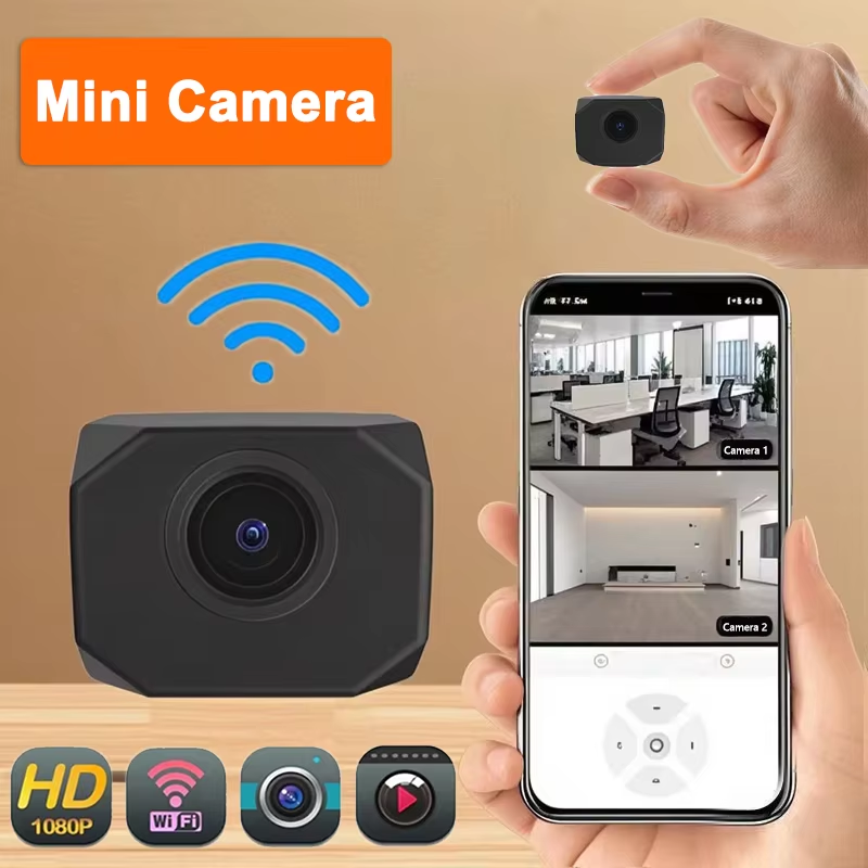 Smart Home Camera - Telecamera di sicurezza WiFi 4K HD