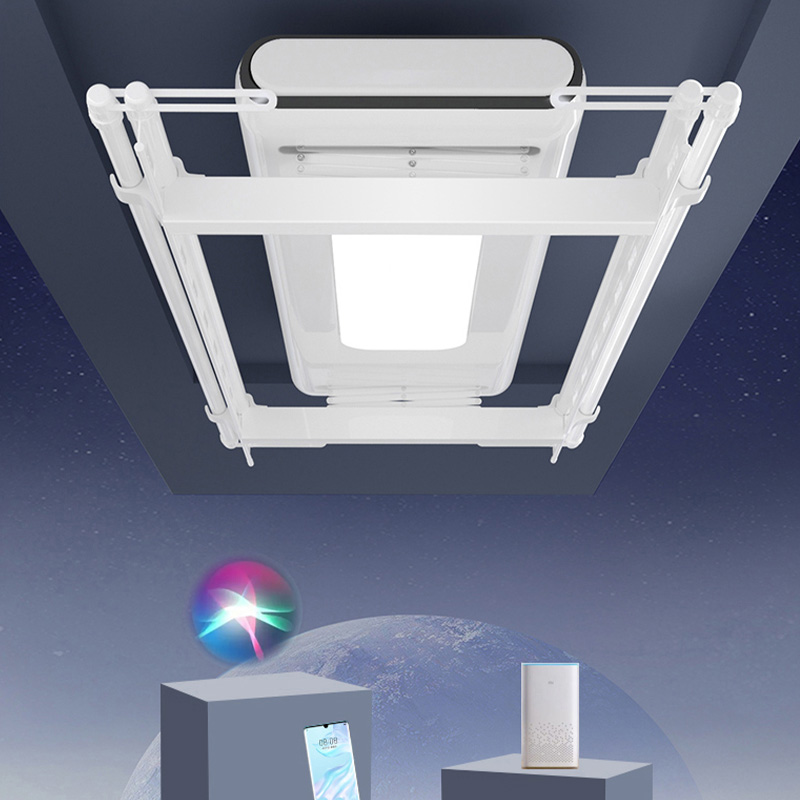 Smart Home Laundry - Stendibiancheria Elettrico Pieghevole Intelligente con Illuminazione