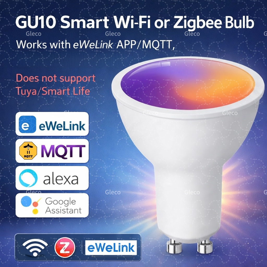 Smart Home Tablet - Lampadine LED GU10 Zigbee Ewelink, Lampada