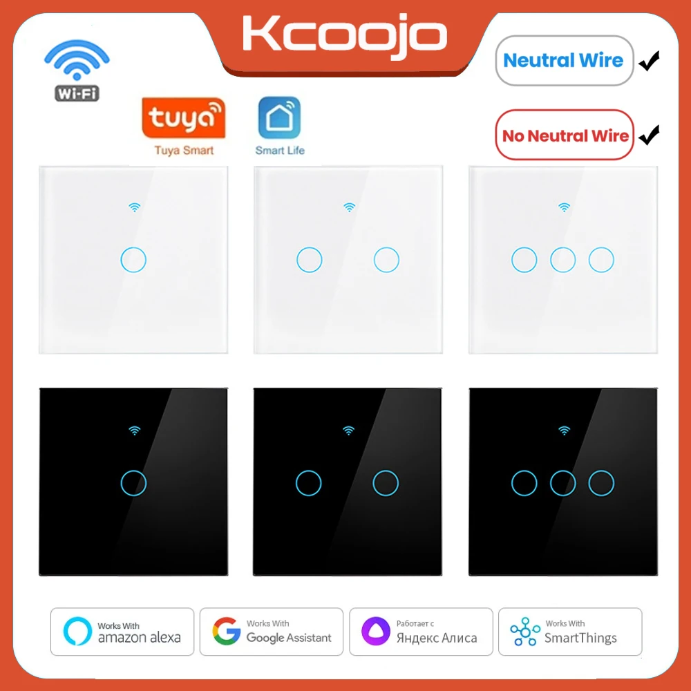 Smart Home Google - Tuya Wifi UE Interruttori Intelligenti 1/2/3/4Gang