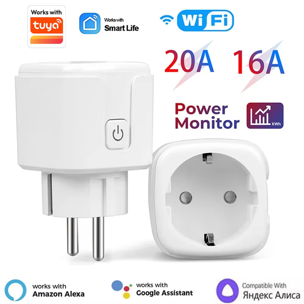 Smart Home Living Room - Presa Intelligente WiFi EU 20A con
