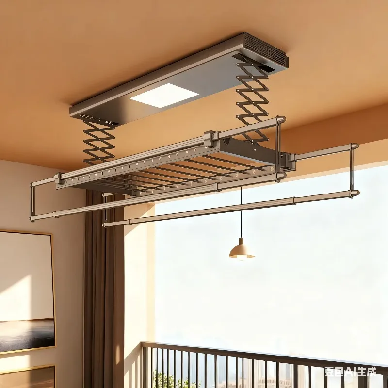 Smart Home Laundry - Nuovo stendibiancheria elettrico intelligente da soffitto