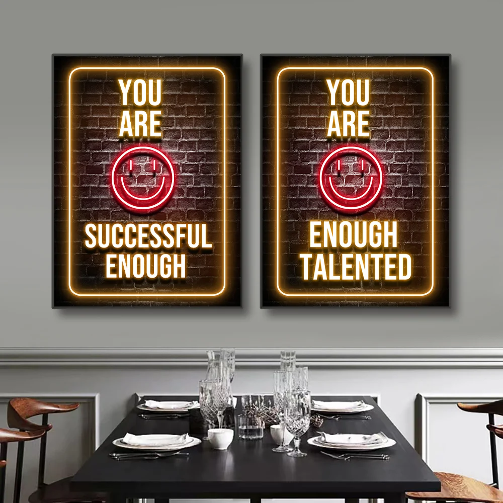 Neon Motivation Quotes poster  - Smart Home Quotes recensione e prezzo