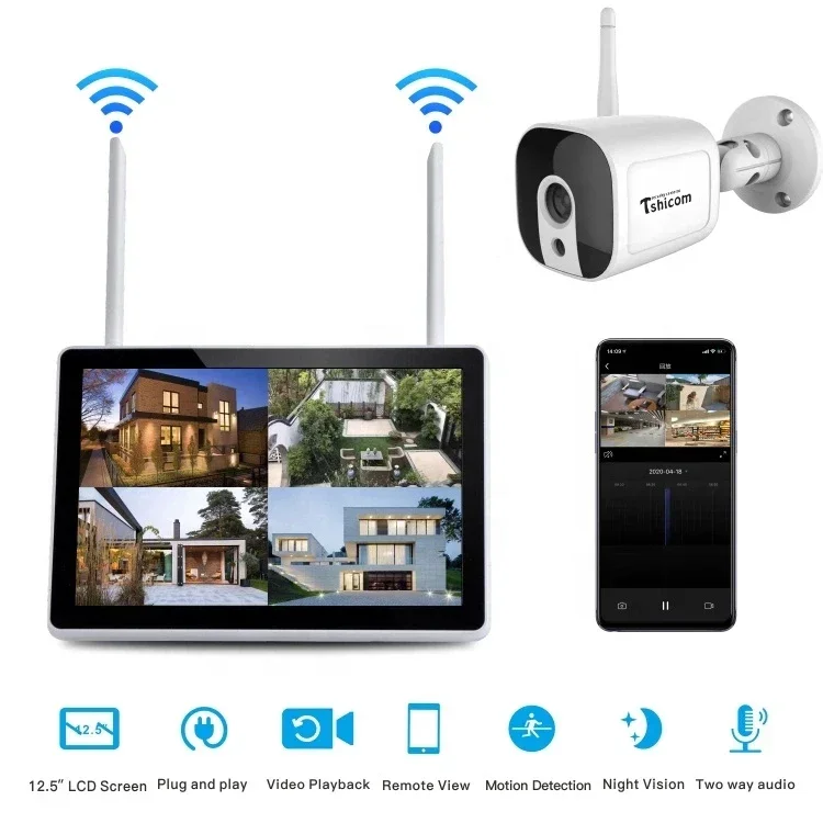 Kit NVR Wi-Fi TUYA Smart 4CH c - Smart Home Cctv recensione e prezzo