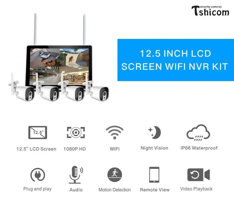 Kit NVR Wi-Fi TUYA Smart 4CH c - Smart Home Cctv recensione e prezzo