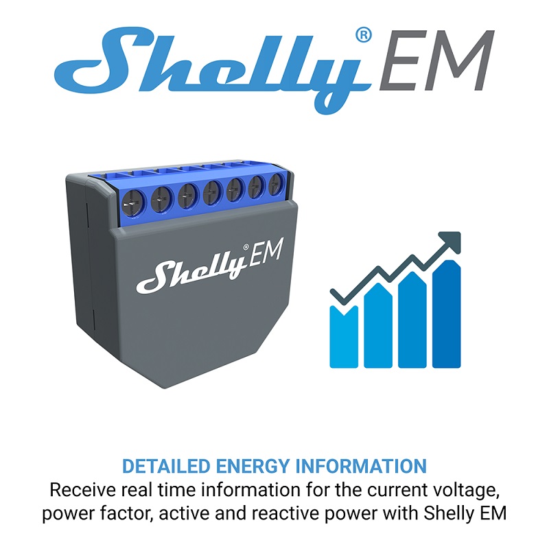 SHELLY EM Interruttore Intelli - Smart Home Google recensione e prezzo