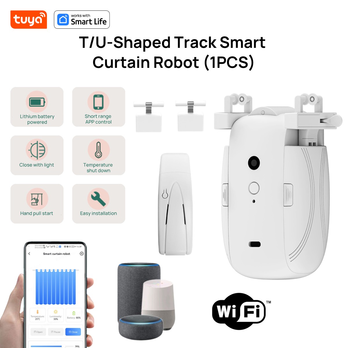 Robot per tende Tuya Smart WiF - Smart Home Control Panel recensione e prezzo
