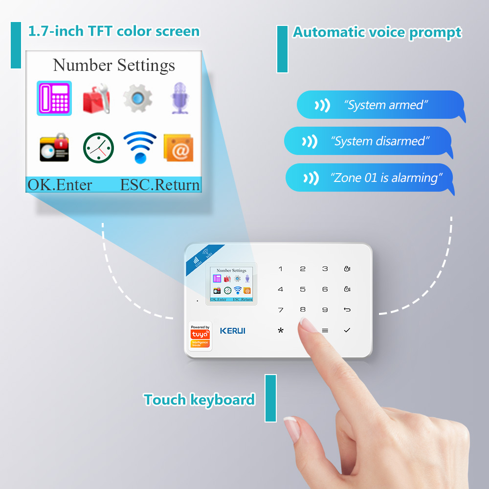 KERUI W181 Sistema di Allarme  - Smart Home Cctv recensione e prezzo