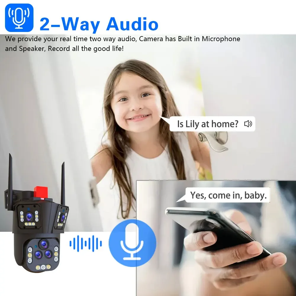 Ultra 20MP 10K WIFI PTZ Contro - Smart Home Cctv recensione e prezzo