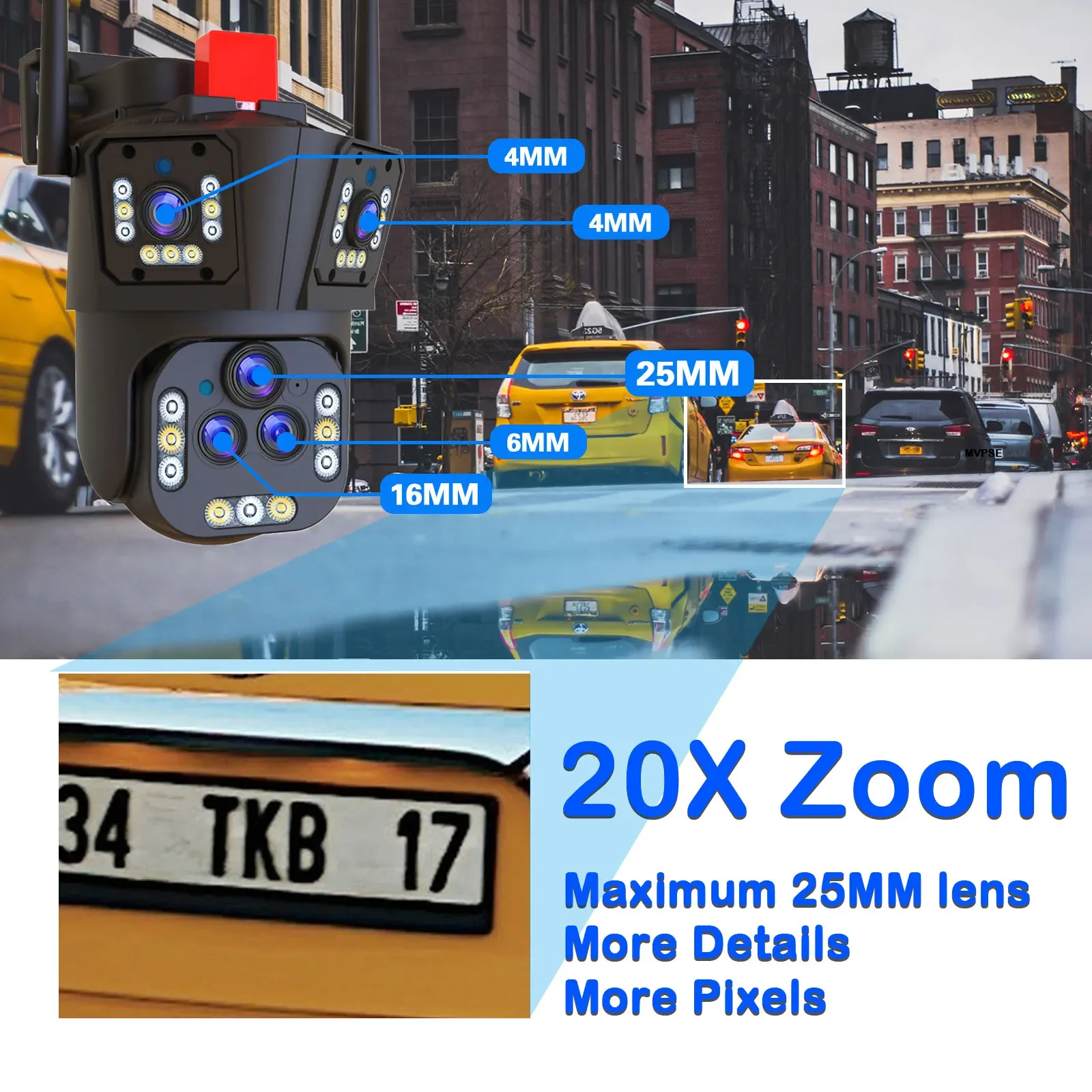 Ultra 20MP 10K WIFI PTZ Contro - Smart Home Cctv recensione e prezzo