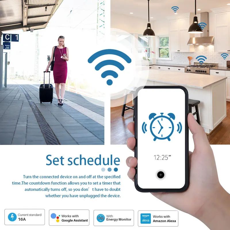 Presa Intelligente WiFi EU 20A - Smart Home Living Room recensione e prezzo