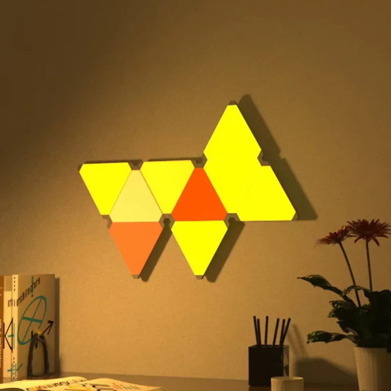 Luci LED triangolari Banqcn pe - Smart Home Google recensione e prezzo
