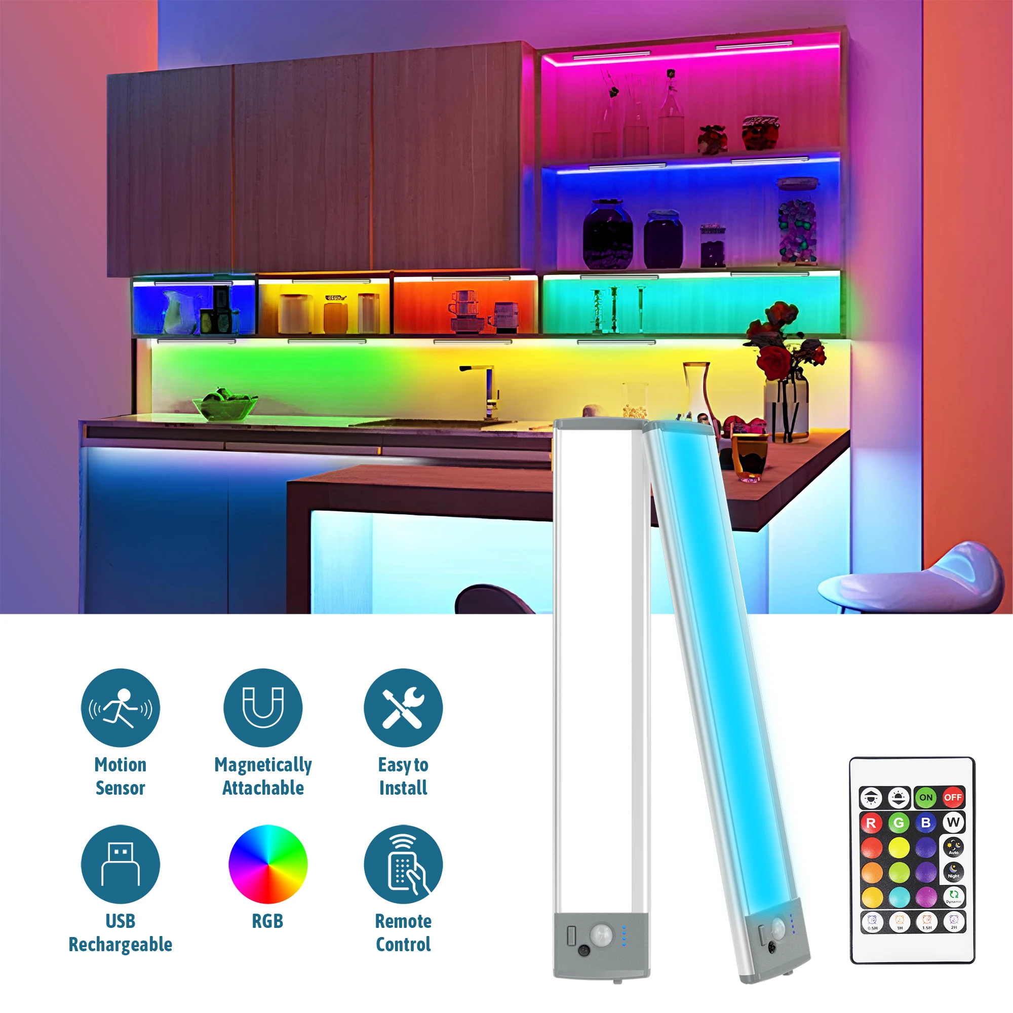 Luci colorate ricaricabili int - Smart Home Living Room recensione e prezzo