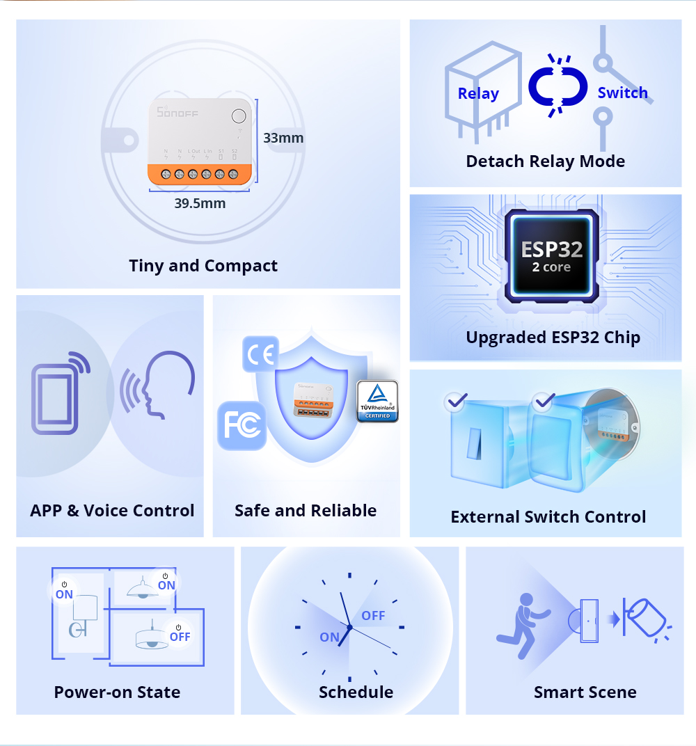 Sonoff Mini R4 Extreme Interru - Smart Home Google recensione e prezzo