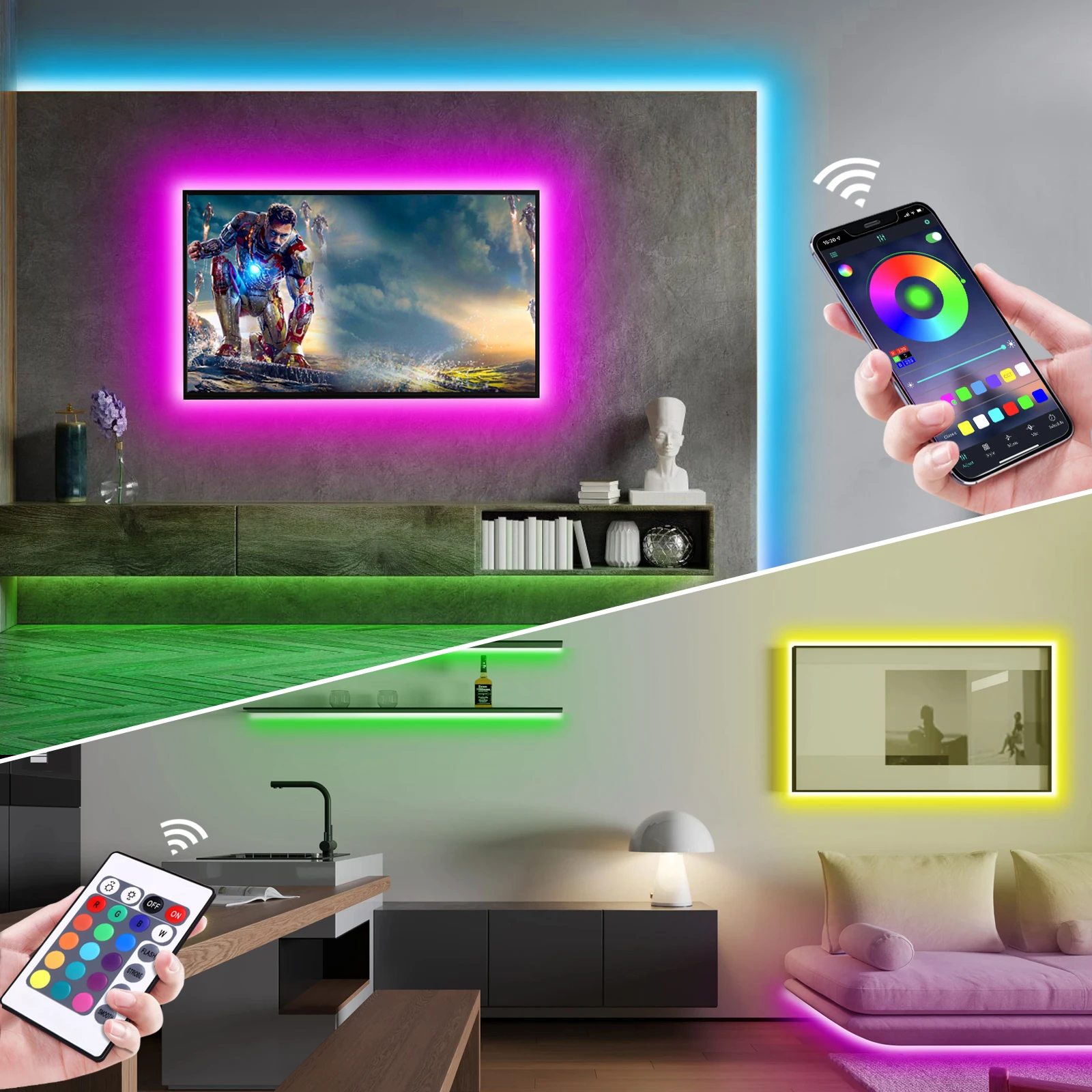 1-5m RGB LED Neon Strip Light  - Smart Home Room recensione e prezzo